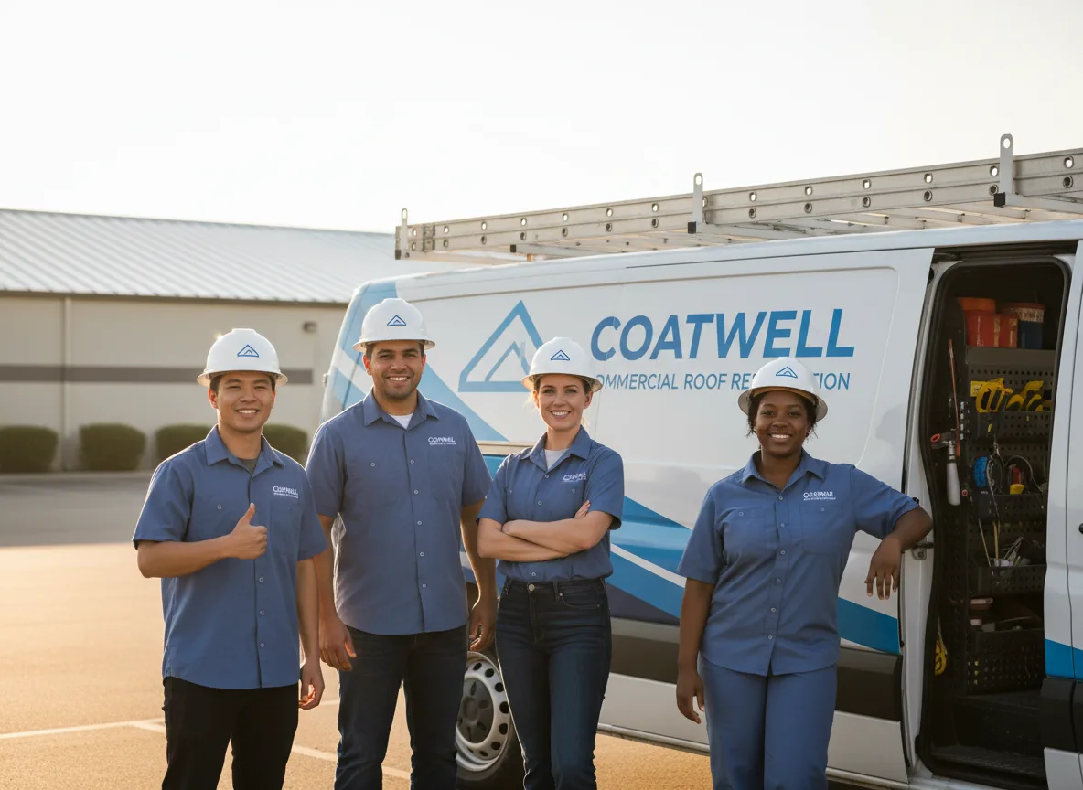 Commercial roof coating company in Box Springs, GA